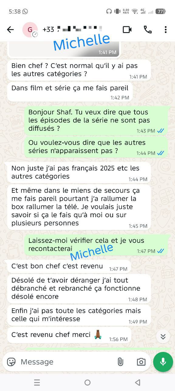 Catalogue VOD riche avec votre iptv abonnement stable