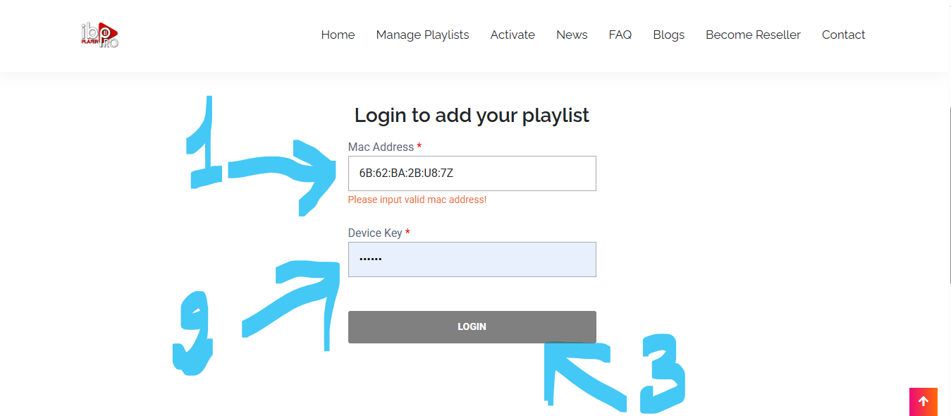 Connexion IBO Player Mac Address et Device Key Samsung