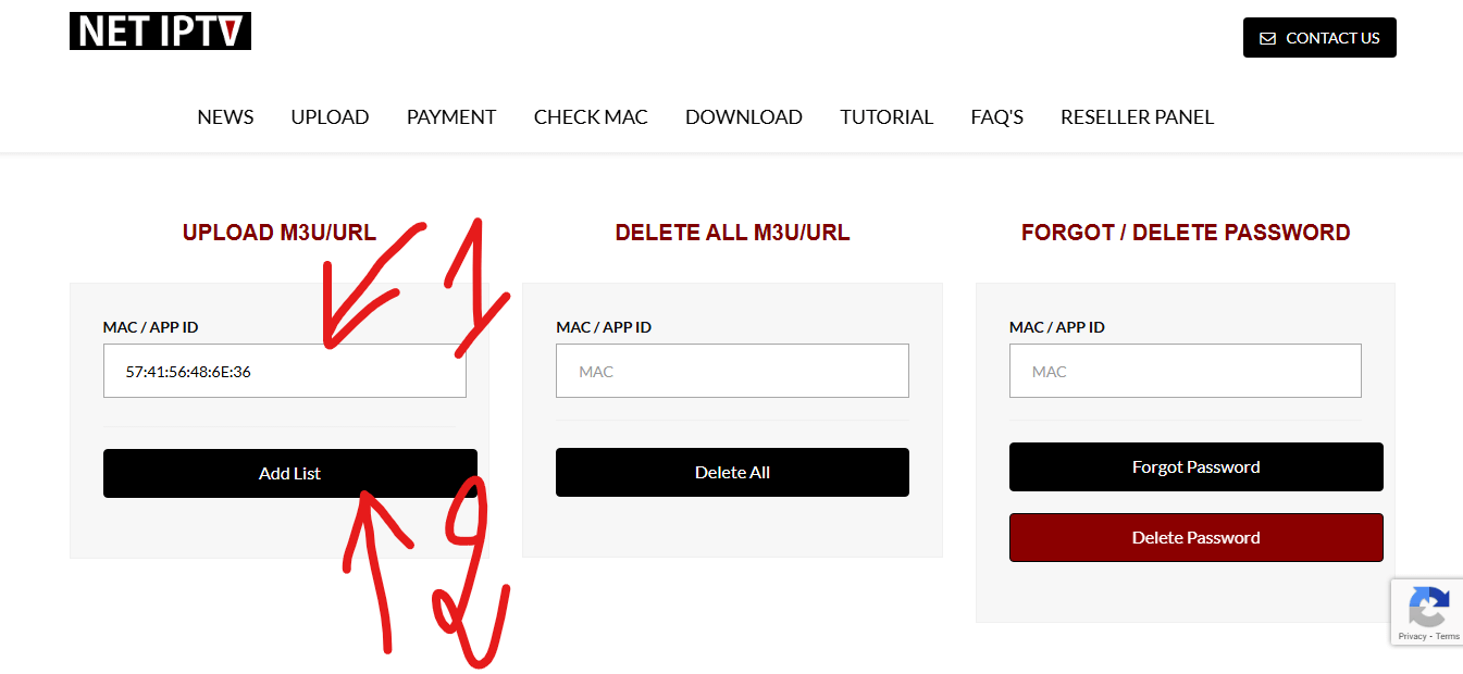Installation NET IPTV LG WebOS upload M3U