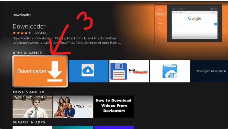Télécharger et Installer Downloader FireStick