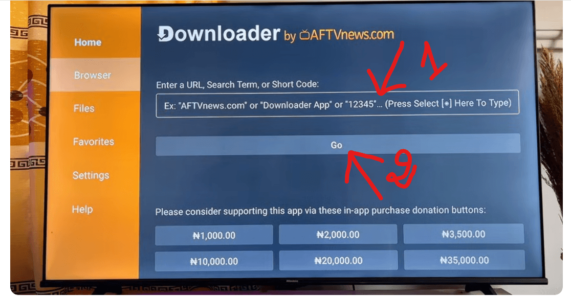 Installation APK terminée FireStick