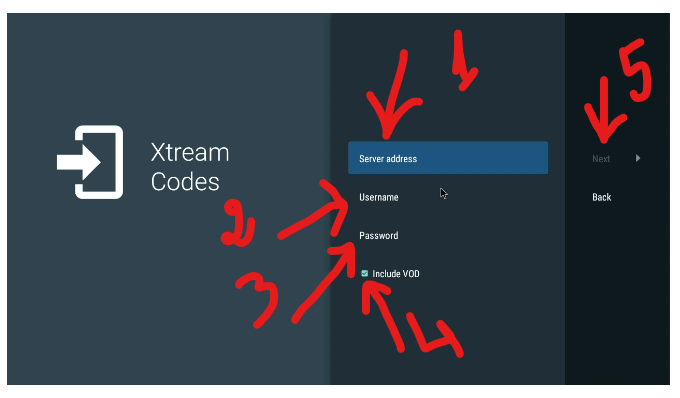 Saisir codes abonnement TiviMate France